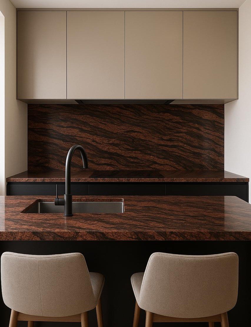 Rusty-Brown Granite
